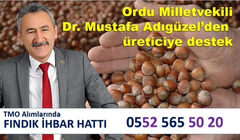 Adıgüzel’den üretici için Fındık ihbar hattı