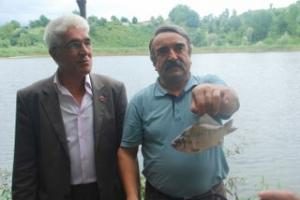 İSRAİL SAZANI GAGA GÖLÜNDE ÇIKTI