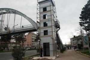 KARADENİZ' DE İLK ASANSÖRLÜ ÜST GEÇİT FATSA'DA