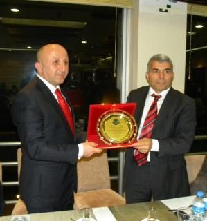 Emekliye ayrılan İlçe Tarım Müdürü Ahmet Doğruca'ya Veda Yemeği Düzenlendi