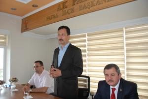 AK PARTİDE COŞKULU BAYRAMLAŞMA
