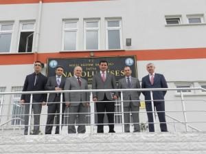 İlçe Milli Eğitim Müdürü Ahmet Gürsel Avcı, Anadolu Lisesini Ziyaret Etti