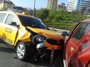 FATSA'DA TRAFİK KAZASI: 1 YARALI