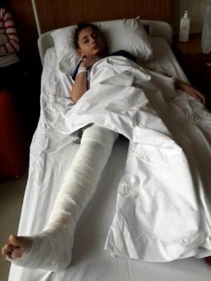 PARKTA SALINCAKTAN DÜŞEN ÇOCUK AĞIR YARALANDI