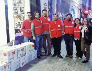 KIZILAY'DAN GIDA YARDIMI
