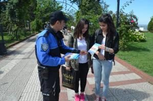 POLİS RİP AKINTISINA KARŞI BİLGİLENDİRİLDİ