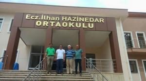 HAZİNEDAR’IN YAPTIRDIĞI OKULU İNCELEDİLER