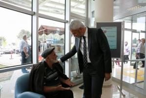 ENVER YILMAZ'DAN FATSA DEVLET HASTANESİ'NE ZİYARET