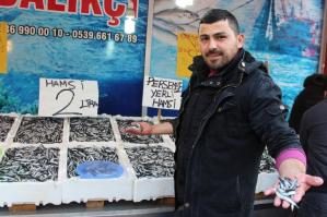 Hamsi 2 TL’ye düştü, vatandaş tezgaha koştu Fatsa’da hamsi fiyatları 2 TL’ye kadar geriledi