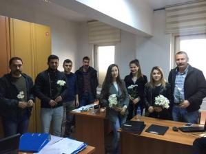 Fatsalı gençlerden polislere taziye ziyareti