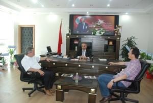 BAŞKAN ANLAYAN ATSA İLÇE MÜFTÜSÜ HÜSEYİN CAN’I ZİYARET ETTİ
