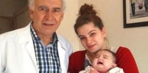 Kars'ta kalbi duran bebek, Fatsa’da hayat buldu