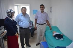 4,5 aylık bebek Salih Tuna Sarıtiken'e İnvajinasyon(barsak dolaması) teşhisi konuldu / BAĞIRSAK DOLANMASI AMELİYATI KAPALI OLARAK YAPILDI