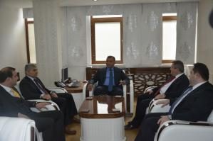VALİ ÇİFTÇİ'DEN BAŞKAN ANLAYAN'A HAYIRLI OLSUN ZİYARETİ