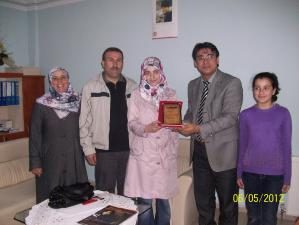 BİRİKİM DERSHANESİ ÖĞRENCİSİNİ ÖDÜLLENDİRDİ