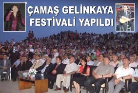 ÇAMAŞ GELİNKAYA FESTİVALİ YAPILDI