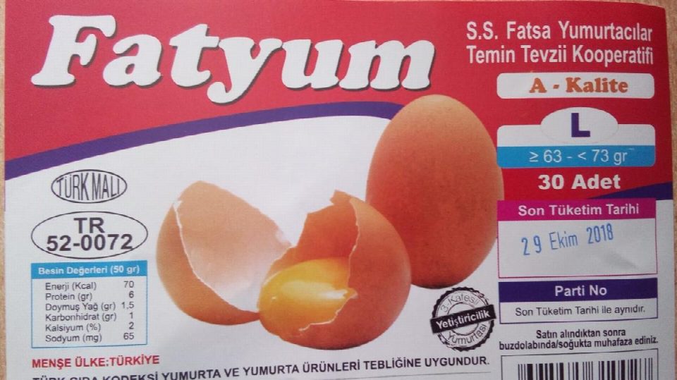FATYUM’dan açıklamala, “Yumurta da stok olmaz”