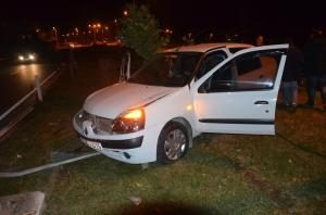 TRAFİK KAZASINDA 1 KİŞİ YARALANDI