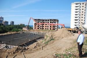 DOLUNAY İLKÖĞRETİM OKULU TEMEL BETONU ATILDI