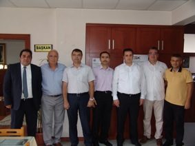 VERGİ MÜFETTİŞLERİNDEN ODAYI ZİYARET ETTİ