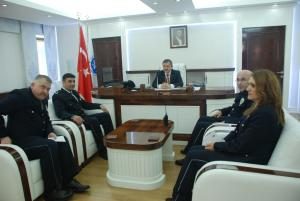 EMNİYET’TEN BAŞKAN ANLAYAN’A ZİYARET