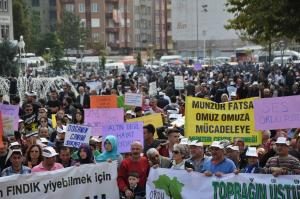 FATSA’DA SİYANÜRE KARŞI EYLEM YAPILDI