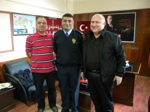VEKİL ŞENER, EMNİYET MÜDÜRÜ HÜSEYİN ARSLAN’I ZİYARET ETTİ