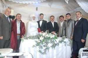 MİLLETVEKİLİ FATSA, FATSALI VE SİİRTLİ ÇİFTİN NİKAH ŞAHİDİ OLDU