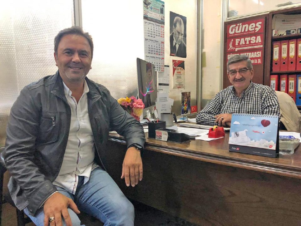 Aydın Beyoğlu gazetemizi ziyaret etti