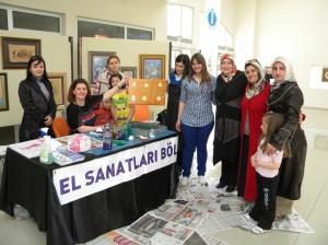 Damla Derneğinden Ebru Sanatı Sergisi
