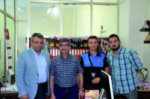 BASIN BAYRAMINDA MÜDÜR ÖZTÜRK'DEN GAZETEMİZE ZİYARET