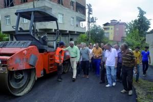 Aslancami'nin yol sorunu büyükşehir ile sona eriyor