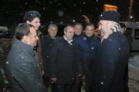 BAŞKAN YILMAZ ÇALIŞMALARI DENETLEDİ