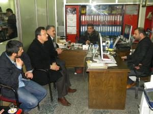 EYÜP FATSA GAZETEMİZİ ZİYARET ETTİ