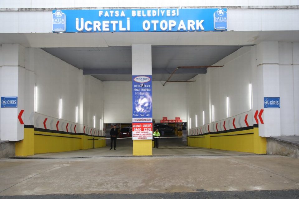 Fatsa belediyesi 450 araçlık otopark alanına ulaştı