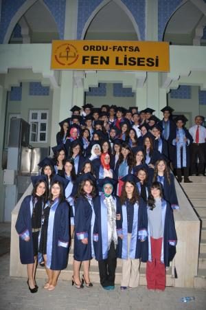 Fatsa Fen Lisesi İlk Mezunlarını Verdi