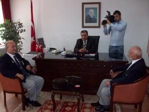 GAZİLERDEN KAYMAKAMLIĞA ZİYARET