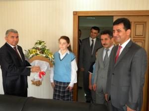 Öğrencilerden Kaymakam Bekir Atmaca’ya ziyaret