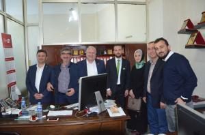 İHSAN ŞENER GAZETEMİZİ ZİYARET ETTİ