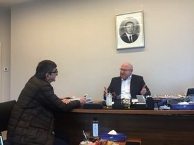 Cumhurbaşkanı Başdanışmanı İhsan Şener'e Altuntaş'tan ziyaret... Cumhurbaşkanı Başdanışmanı İhsan Şener "Burada görev yapmak benim için bir onurdur"
