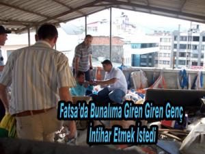 AŞIK GENÇ İNTİHAR ETMEK İSTEDİ