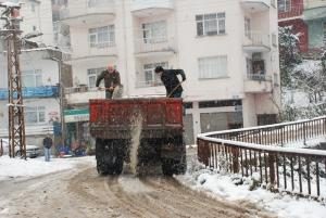 FATSA KAR ALTINDA