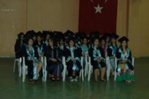 KIZ MESLEK LİSESİ MEZUNİYET TÖRENİYAPILDI