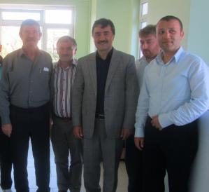 HAMARAT, ŞÖFÖRLER CEMİYET BAŞKANI MESUT BIÇAKÇIYI HASTANEDE ZİYARET ETTİ