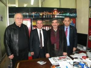 MHP' DEN GAZETEMİZE ZİYARET