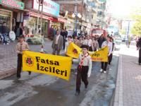 FATSALI MİNİK İZCİLER YÜRÜYÜŞ YAPTI