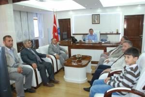 İLÇE MÜFTÜSÜ HÜSEYİN CAN’DAN BAŞKAN ANLAYAN’A NEZAKET ZİYARETİ