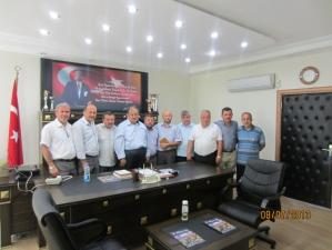 FATSA DİN GÖREVLİLERİ DERNEĞİ MÜFTÜ ŞENEL YILMAZI ZİYARET ETTİ