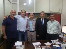 MHP ALTINORDU İLÇE BAŞKANI KAÇAK GAZETEMİZ ZİYARET ETTİ