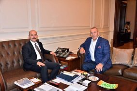 Mustafa İyi İçişleri Bakanı Süleyman Soylu’yu ziyaret etti